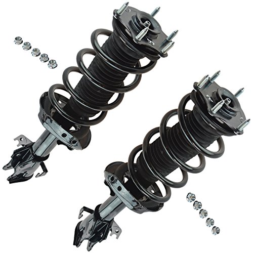 Image of TRQ Front Strut and Spring Assembly Set 2 Piece Coil Spring | For 2007-2014 Honda CR-V