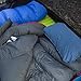 TETON Sports Altos Lightweight Mummy Sleeping Bag; Camping, Hiking, Backpacking