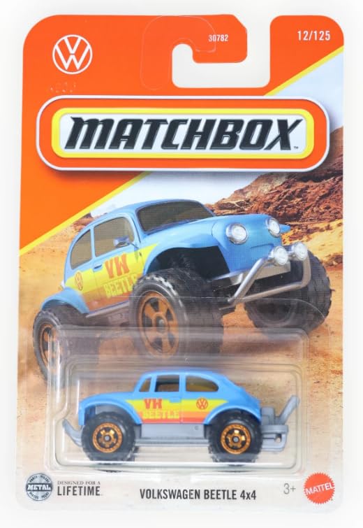 Matchbox Volkswagen Beetle 4x4 Azul 1:64 Escala miniatura 1