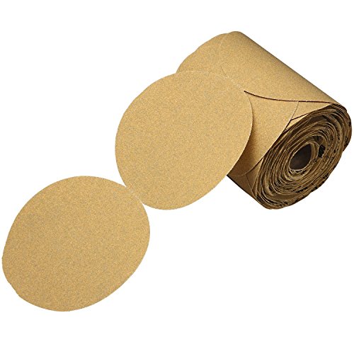 Gold DISC Rolls STIKIT P80G 6IN 125/ROLL