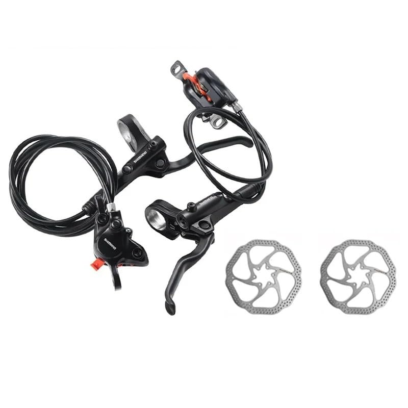 GAREGEAR MT200 MTB Mountain Bike Hydraulic Disc Brake Set (Front Left + Rear Right) (MT200 with HS1 2pcs)