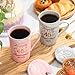 Imagen de YIKILYLIFE Regalos 45 Año Aniversario Boda 2PCS Tazas 400ml