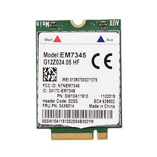 Vipxyc Mobilt bredband EM7345 4G LTE, EM7345 4G LTE WWAN-kort för ThinkPad 8 L440 W540 T540p, EM7345-modulkort stöd för EMEA-länder, Australien