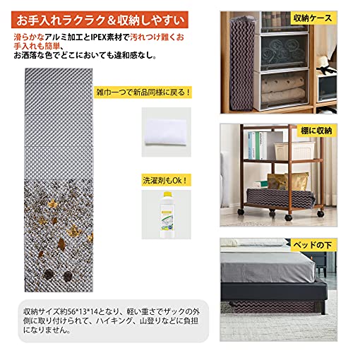 Image of REDCAMP Foldable Foam Camping Pads for Sleeping, Waterproof Closed Cell Foam Camping Sleeping Pad - Ultra-Lightweight for Hiking & Backpacking, R-2.1 Insulated, Royal Blue /Grey /Green /Brown /Khaki