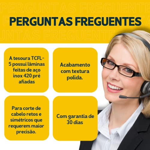 Tesoura Cabelo Fio Laser 5