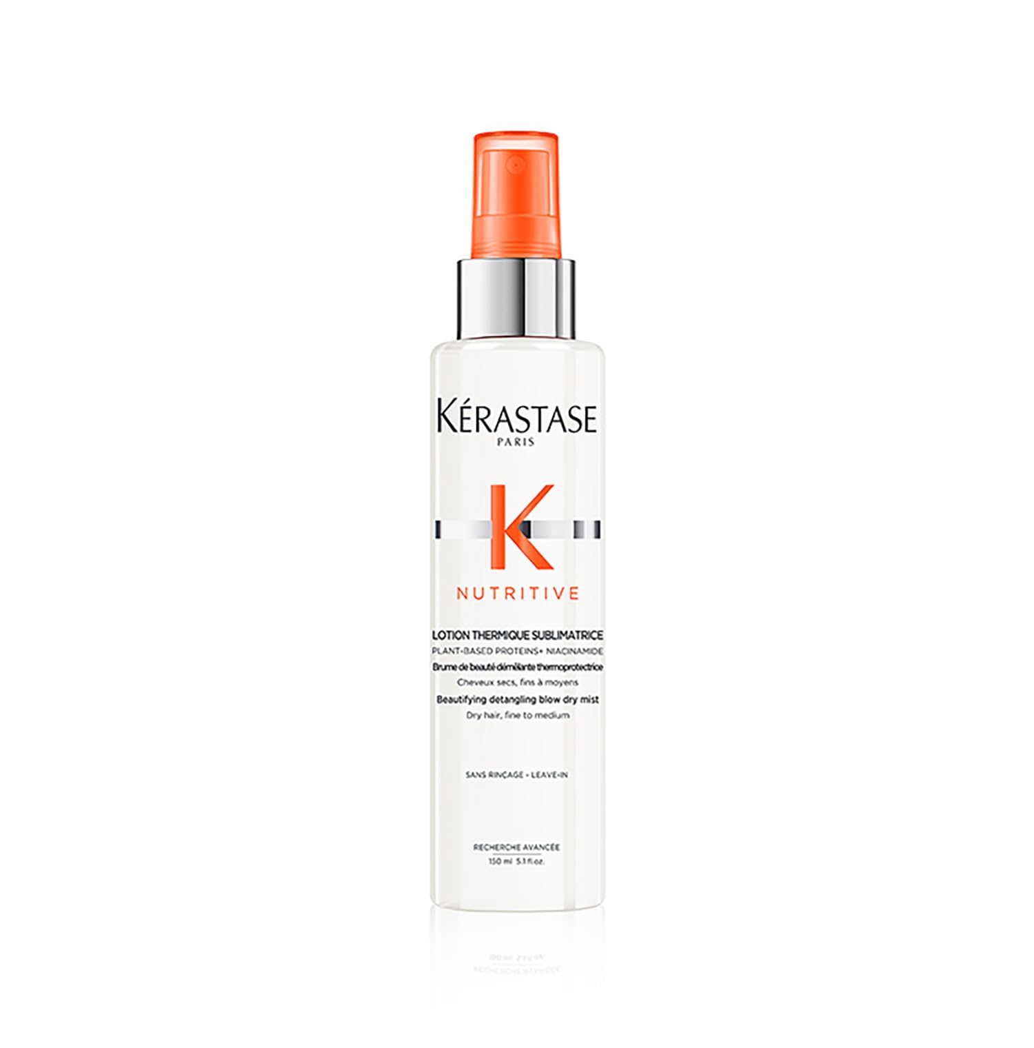 Kérastase Nutritive, Protector Térmico, Para Cabello seco, Protege del calor, acondiciona e hidrata, Con nutrientes esenciales, Lotion Thermique Sublimatrice, 150 ml