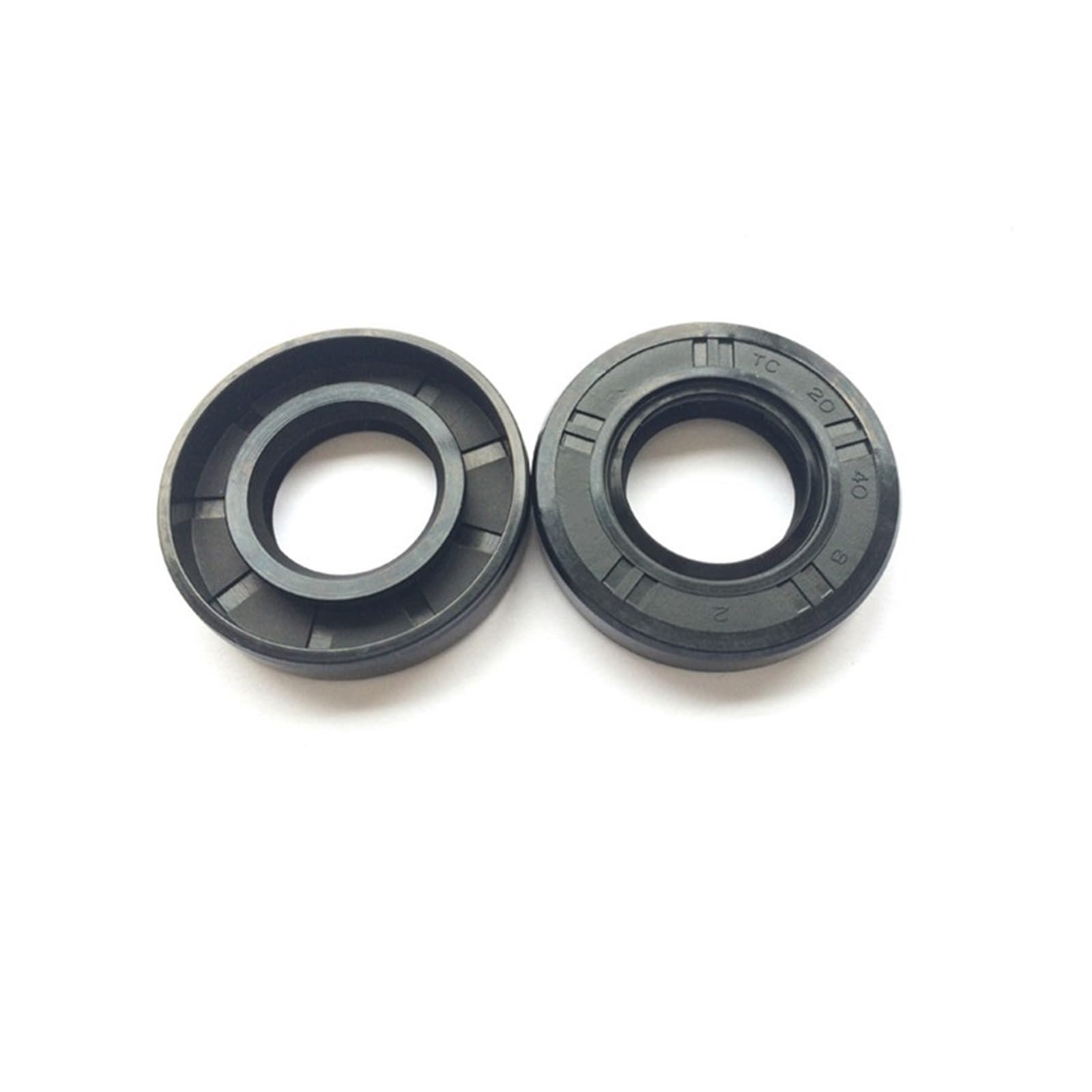 RCGKNNMUZ 8x20x6/7 8x22x6/7/10 Double Lip Spring Ring Gasket Radial Shaft Skeleton Oil Seal(8x20x6)