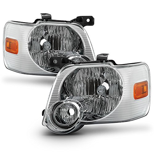 ACANII - For 2006-2010 Ford Explorer Headlights Headlamps Replacement Light Lamp Driver + Passenger Side