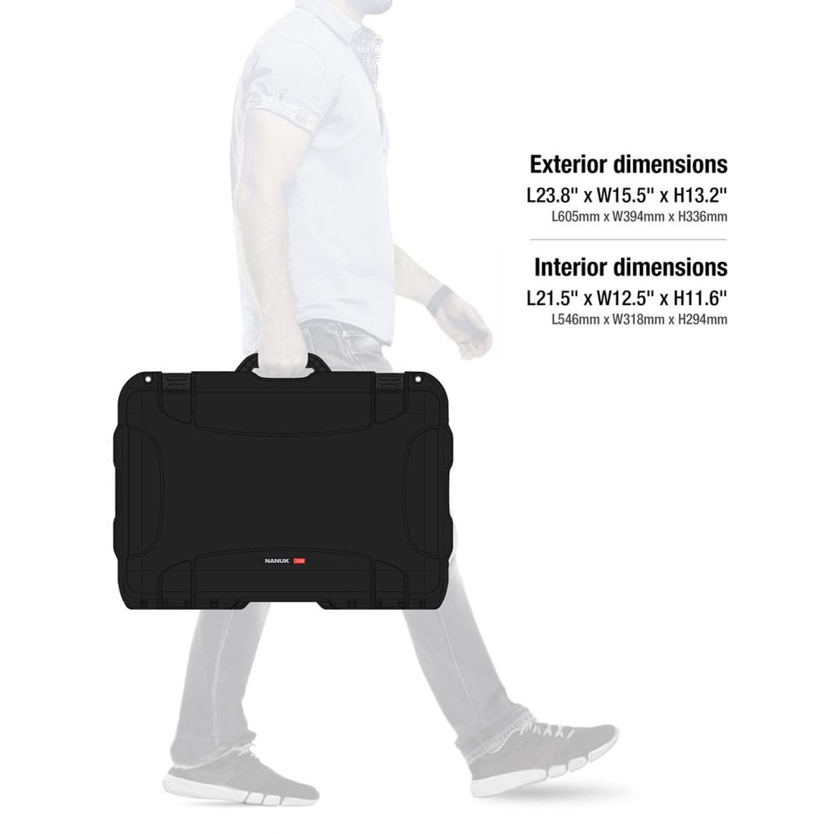 Amazon.com : NANUK 938 Waterproof Hard Case with Wheels and Foam