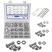 Produktbild newlng 1065 Stück M2 M3 M4 M5 Schrauben Set Hex flach-Knopf Senkschrauben 304 Edelstahl Schrauben mit MutterUnterlegscheiben Set und Schraubenschlüssel für schrauben schrauben set