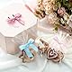 MORSUNBELA Schleifen Kleine Deko Schleife Geschenkschleifen Geschenk für Geschenkverpackungen Valentinstag Hochzeit Weihnachten 50 Stück Gold
