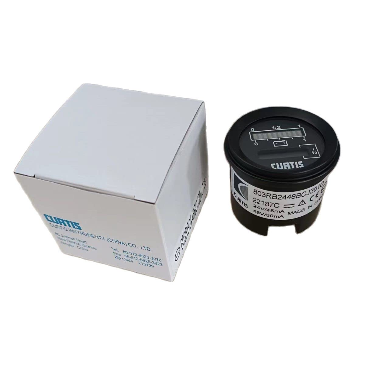 52MM 24V 48V Battery Gauge Indicator for Curtis 24 48 Volt 803RB2448BCJ3010 Battery Capacity Monitor Voltage Meter