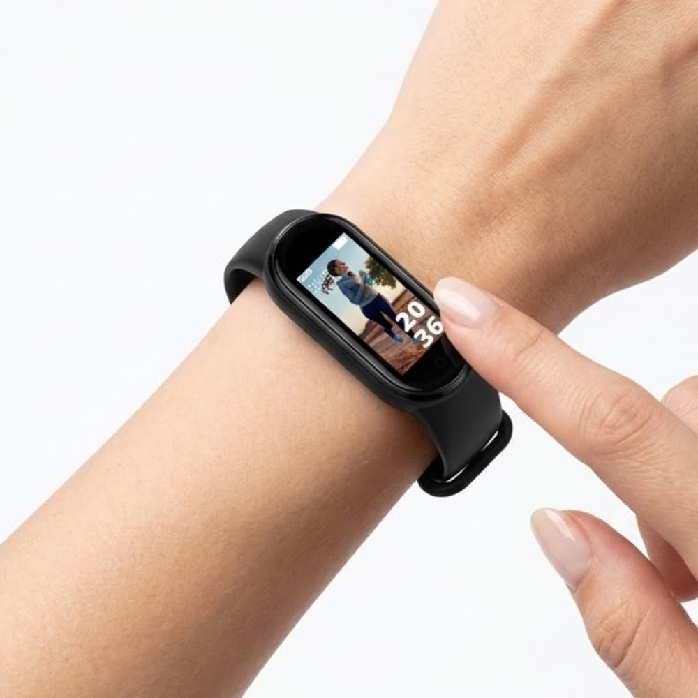 Drumstone (𝐒𝐩𝐞𝐜𝐢𝐚𝐥 𝟏𝟓 𝐘𝐞𝐚𝐫𝐬 𝐖𝐚𝐫𝐫𝐚𝐧𝐭𝐲 Smart Fitness Band with Heart Rate Monitor, Waterproof Activity Tracker, OLED Display Smart Band with Step Counter, Sleep Tracking-picture-30