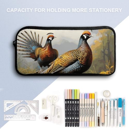 Pheasants Animals Backpack Set Lightweight Bag Lunch Box Pencil Bags for Women Men Bookbags 3 in 14