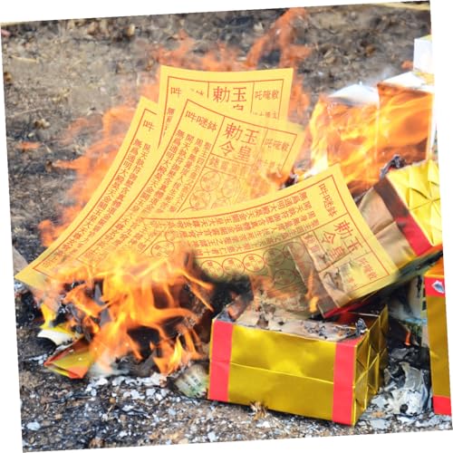 Fête du balayage des tombés : papier de sacrifice en rouleau