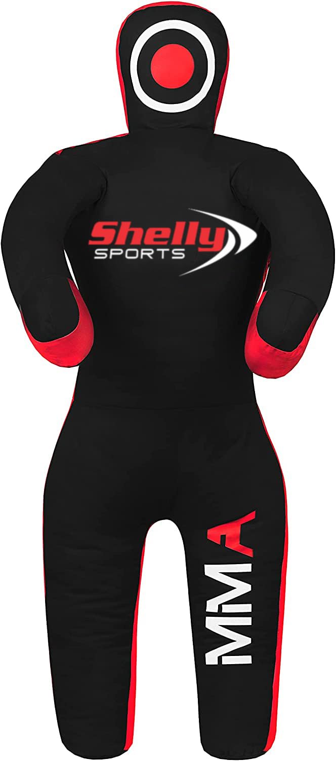 Shelly Mannequin de lutte MMA pour enfants, sac de frappe, copains de lutte brésilien, JIU Jitsu Position debout, arts martiaux, boxe, karaté, entraînement factice (119,4 cm/1,2 m) – Non rempli