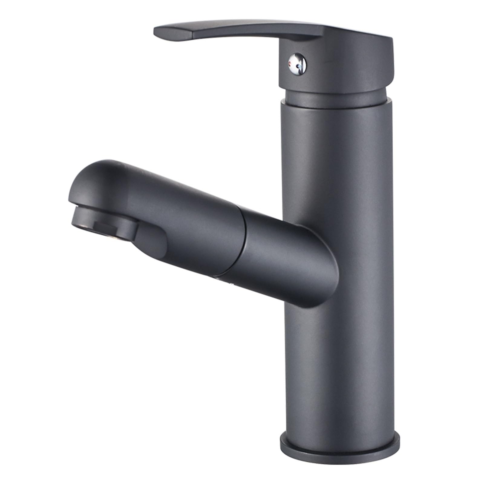 Robinet de cuisine mitigeur noir mat pour remplacer un vieux robinet d'évier