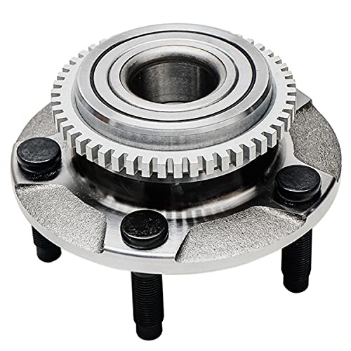 Image of Detroit Axle - Front Wheel Bearing Hubs for 1994-2004 Ford Mustang, Replacement 1995 1996 1997 1998 1999 2000 2001 2002 2003 Mustang Wheel Bearing and Hubs Assembly Set, Pair Hubs