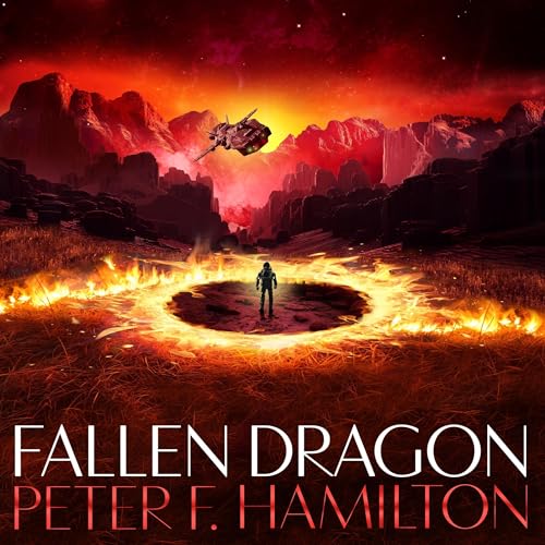 Fallen Dragon Audiolibro Por Peter F. Hamilton arte de portada