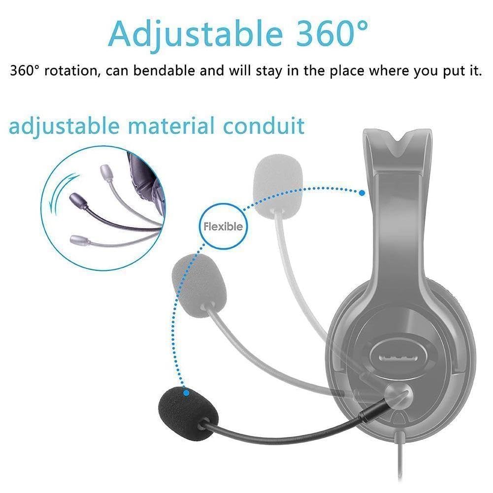 Tragbares 3,5 mm Stereo-Headset mit Mikrofon, Aufnahmegerät, Mini HD K7G4, Mono-Laptop-Telefon