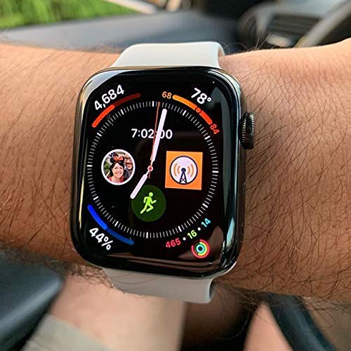 VATI Sport Band Compatible for Apple Watch Band 42mm 44mm, 3-Pack Soft Silicone Sport Strap Replacement Bands Compatible with 2019 Apple Watch Series 5, iWatch 4/3/2/1, 42MM 44MM S/M