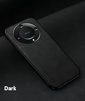 Vista 4 de Silklike - Funda para Honor Magic 5 Lite/Honor X9a – Carcasa de parachoques con placa de metal integrada para Honor Magic 5 Lite/Honor X9a – Negro