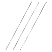 Vista 65 de uxcell Varilla redonda sólida de acero inoxidable 304 de 0.197 in x 5.906 in para manualidades de bricolaje - 10 piezas