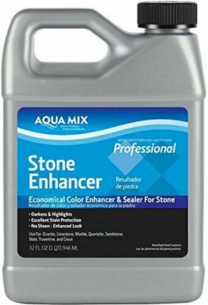 Aqua Mix Enrich 'N' Seal Stone Sealer - Pint Size For Natural Stone Enhancement