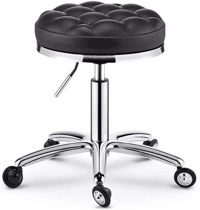 Tabouret à roulettes faciles à nettoyer pour soulager le dos au travail