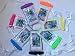 Sunny Tag Glow in Dark-Floating Waterproof Universal Phone Dry Bag Case, 4 Pack Blue, Green, Pink, Orange