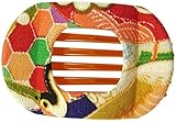 Annie Loto Kimono Hair Clip Accessories: Wide Clip (Terra Cotta Tile)