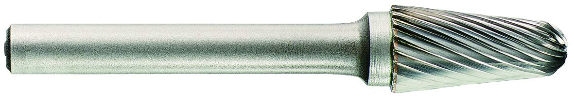 Tivoly 10316070005 FLK10 - Juego de 10 limas de carburo para rebabas (diámetro 6 y 12 dientes normales)