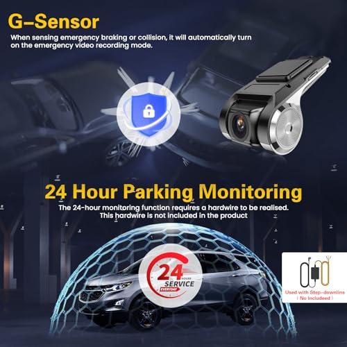 Dash Camera Voiture Avant avec Carte SD 32GB pour Autoradio Android Hikity - 4
