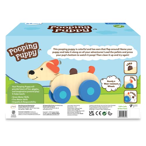 Skillmatics Push And Pull Toy - Pooping Puppy, Interactive Pretend Play For Toddlers, Gifts For 18 Months To 4 Years #TOP7
