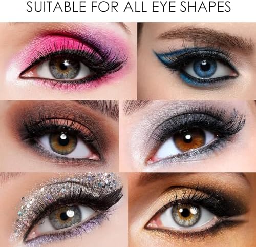 Magnetic Eyelashes, Reusable Fake Eyelashes with Applicator No Glue, Dual Magnetic False Eyelashes without Eyeliner, Natural Look - 5