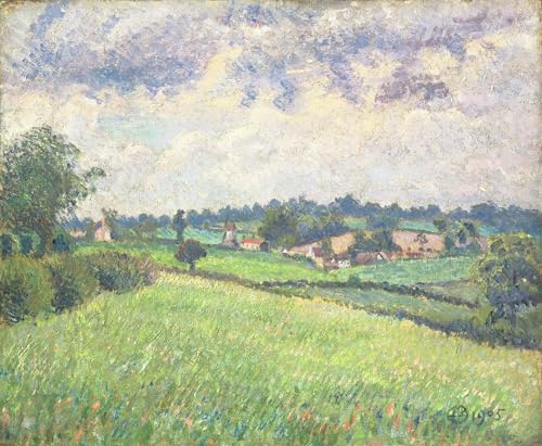 Toile modern peinture Temps gris Finchingfield de Lucien Pissarro aux finitions premium