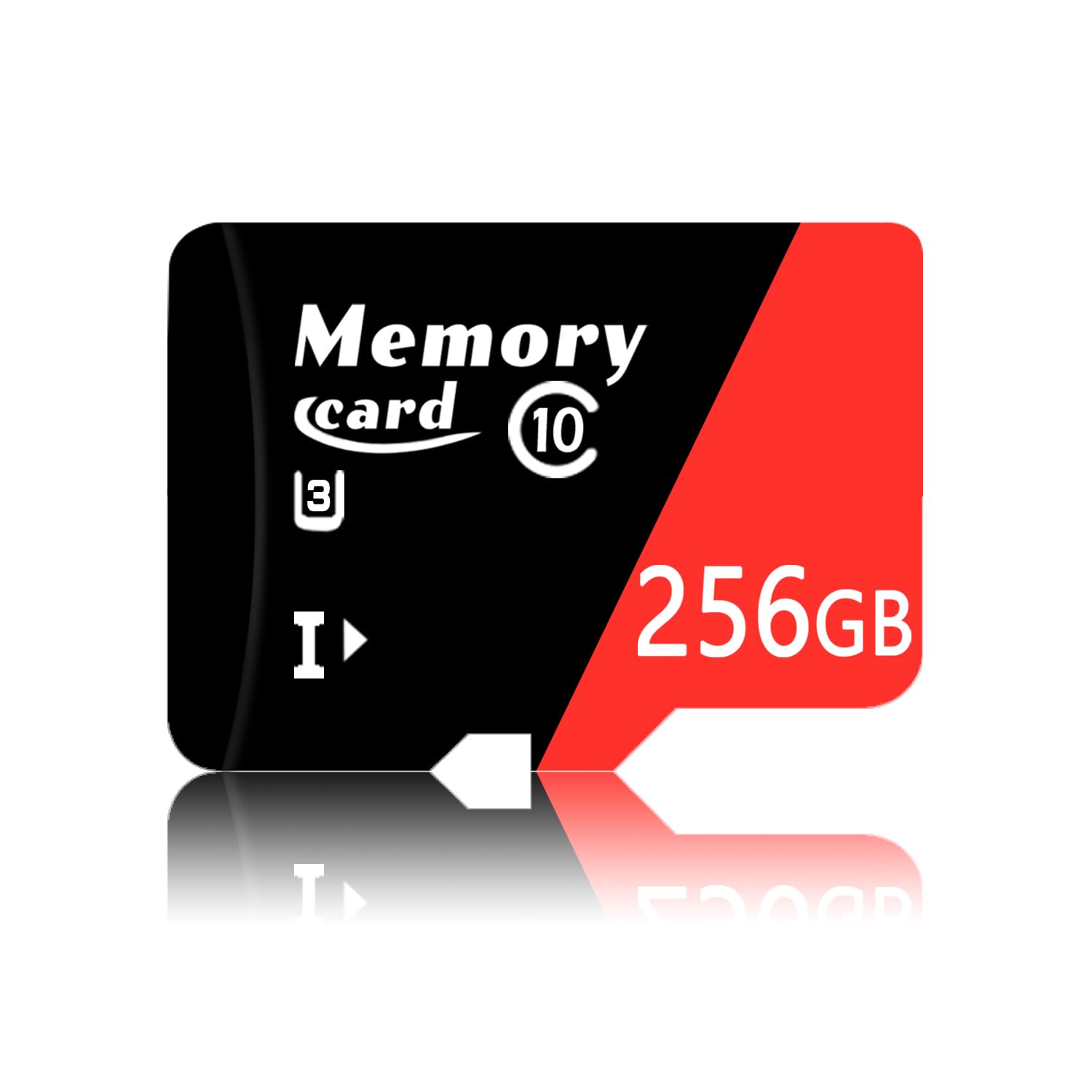 Carte Micro 256Go + Adaptateur TF, Classe 10, Vitesse jusqu'à 100 Mo/s, Compatible 4K UHD, UHS-I, U3, V30-ZD256Go
