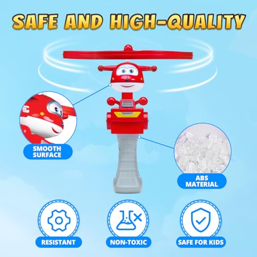 Image of Super Wings High Flying Jett, Airplane Toy Figure & Launcher, Fly Over 20 Feet, Toys for 3+ Years Old Boys and Girls, Best Birthday Gifts for Kids