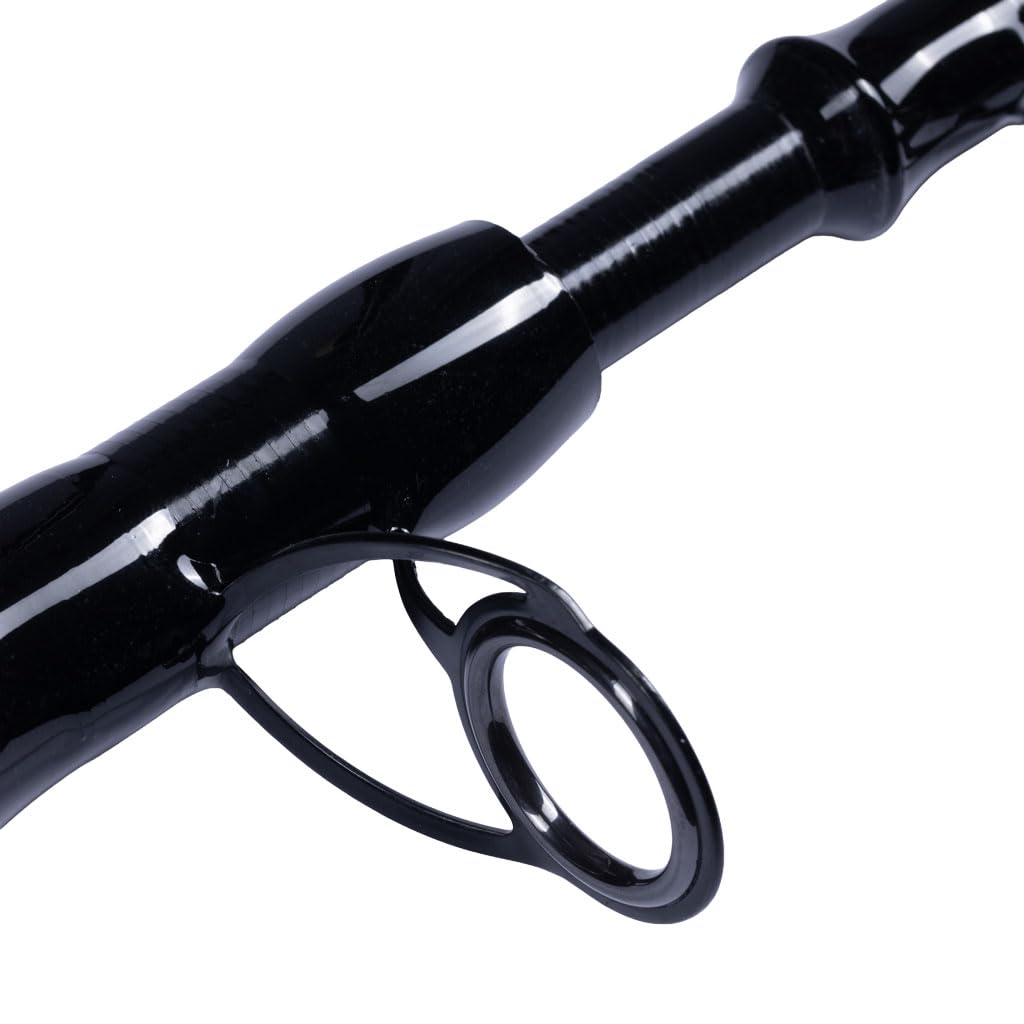 Alcedo Poseidonia Tele Surf Canna da Surfcasting Telescopica 4,20 m in Carbonio – Azione 150 g o 180 g – Anelli K Doppio Ponte, Vettino in Carbonio Pieno e Portamulinello a Vite