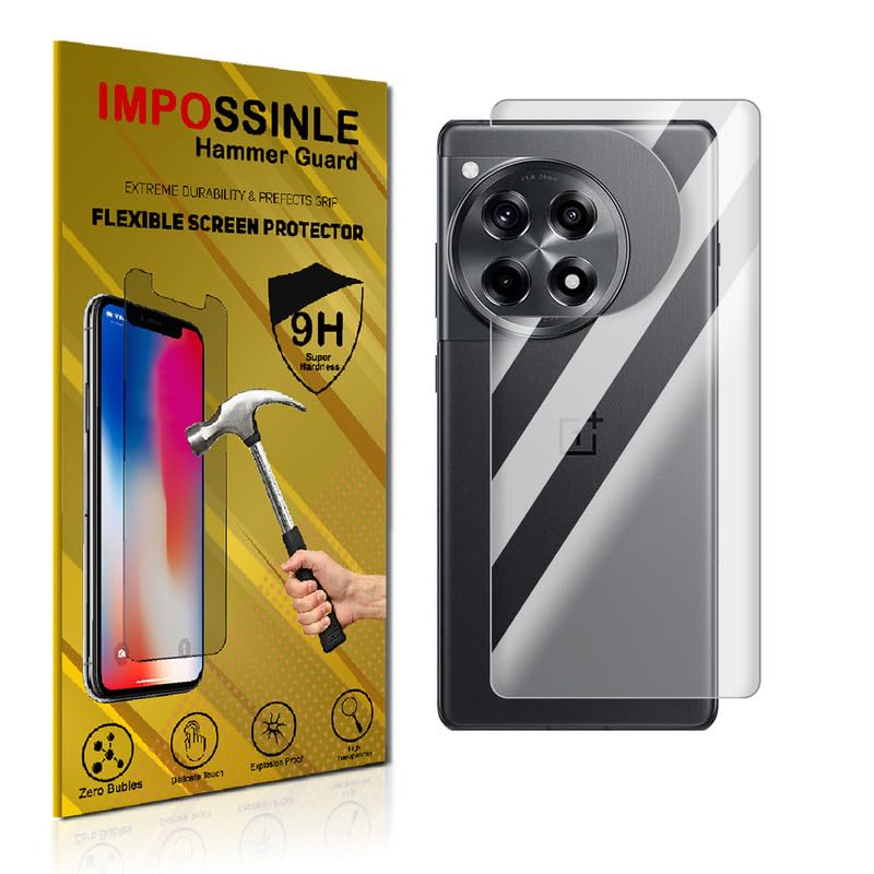 FCS Back (Glossy) for OnePlus 12R 5G | TPU Glossy Finish Flexible Film Self Healing Screen Protector | Screen Guard (B0D8L8WPC8) Amazon Price History, Amazon Price Tracker