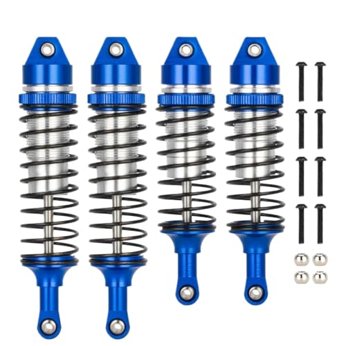 Set di assorbimento dello shock di alluminio anteriore e posteriore per 1/10 scala 4x4 2WD RC Crawler sostituzione pezzi di sospensione