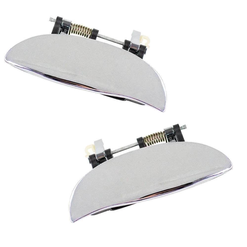 MTVTFECEWG Left Right Exterior Door Handle for Hyundai for Atos 1997 1998 1999 2000 2001 2002 8265001000 8266001000 (1 Pair Rear)