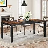 Simple Wisdom 200×80CM Comedor,Grande Mesa Comedor(Marco Engrosado),Comedores Modernos,Estilo Industrial Mesa de...