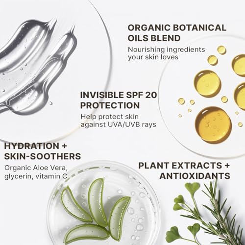 Face Sunscreen SPF 20 - USA Made Mineral Face Reef Friendly Sunscreen With Natural & Organic Ingredients, Biodegradable Zinc Oxide for Daily Use, Facial Lotion Travel Size - Thumbnail 5