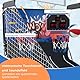 FANTASK Baskeltballständer für Kinder Erwachsene, 8 in 1 elektrischer Basketballautomat klappbar mit 4 Bällen, 8 Spielmodi & Luftpumpe für 2 Spieler