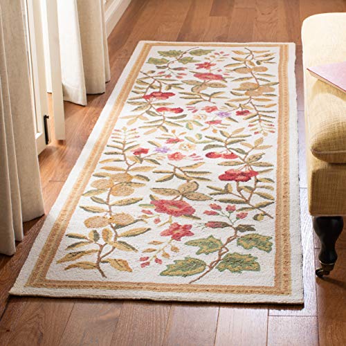 Safavieh Ivory Wool Runner Rug (2'6 x 6')