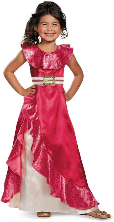 Elena Dress for Girls Avalor Elena Princess Dress Kids Halloween Cosplay Costume Sleeveless Ball Gown Outfits