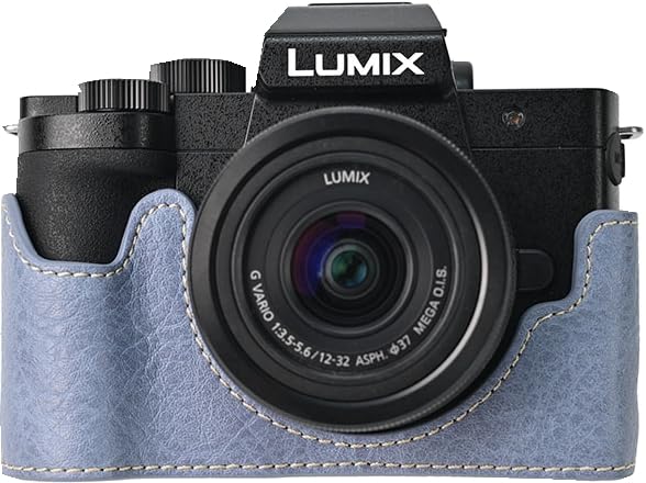Funda de cuero PU para cámara Panasonic Lumix G100K miniatura 1
