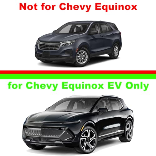 Image of Cargo Cover for Chevrolet 2024-2026 Chevy Equinox EV Accessories,Carbon Fiber Texture Retractable Trunk Cover Privacy Screen Luggage Security Shield Shade(for EV Only,Not for Chevy Equinox)