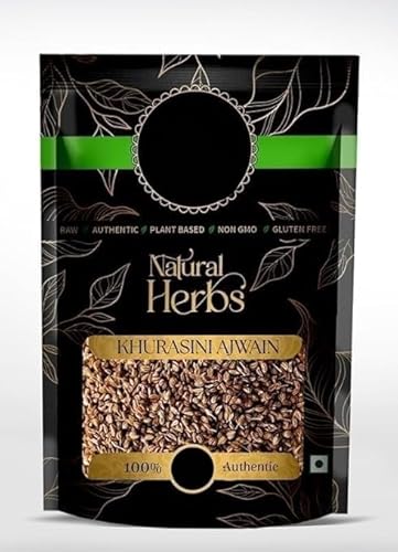 DX Khurasani Ajwain Ayurvedic Raw Herbs - Hyoscyamus Niger Linn Ayurvedic Raw Herbs - Black Henbane Ayurvedic Raw Herbs - Pure & Natural (100 Grams)